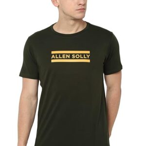 Allen Solly Men's 100% Cotton Regular Fit T-Shirt