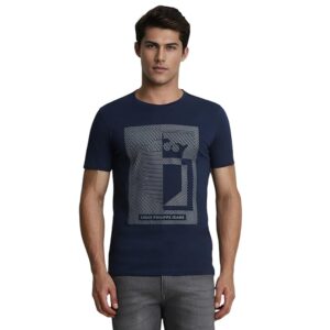 Louis Philippe Men's Cotton Slim Fit T-Shirt